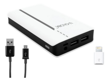 India Desire : Loot Offer : Buy U-globe Ug-957b 10400 Mah Power Bank With Usb Cable And Adapter At Rs 599 From Snapdeal